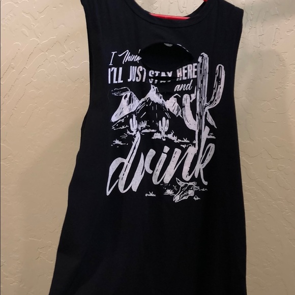 Black tank top - Picture 1 of 3